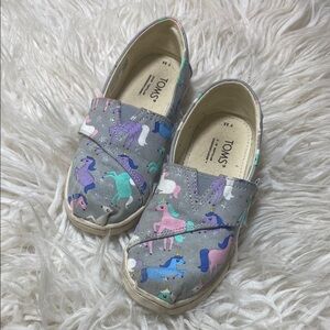TOMS Alpargata Unicorn Flats (Grey)